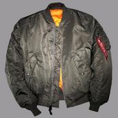 View Item New Alpha Industries Mod MA-1 MA1 MA 1 Jacket Rep Grey 